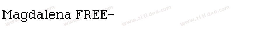 Magdalena FREE字体转换